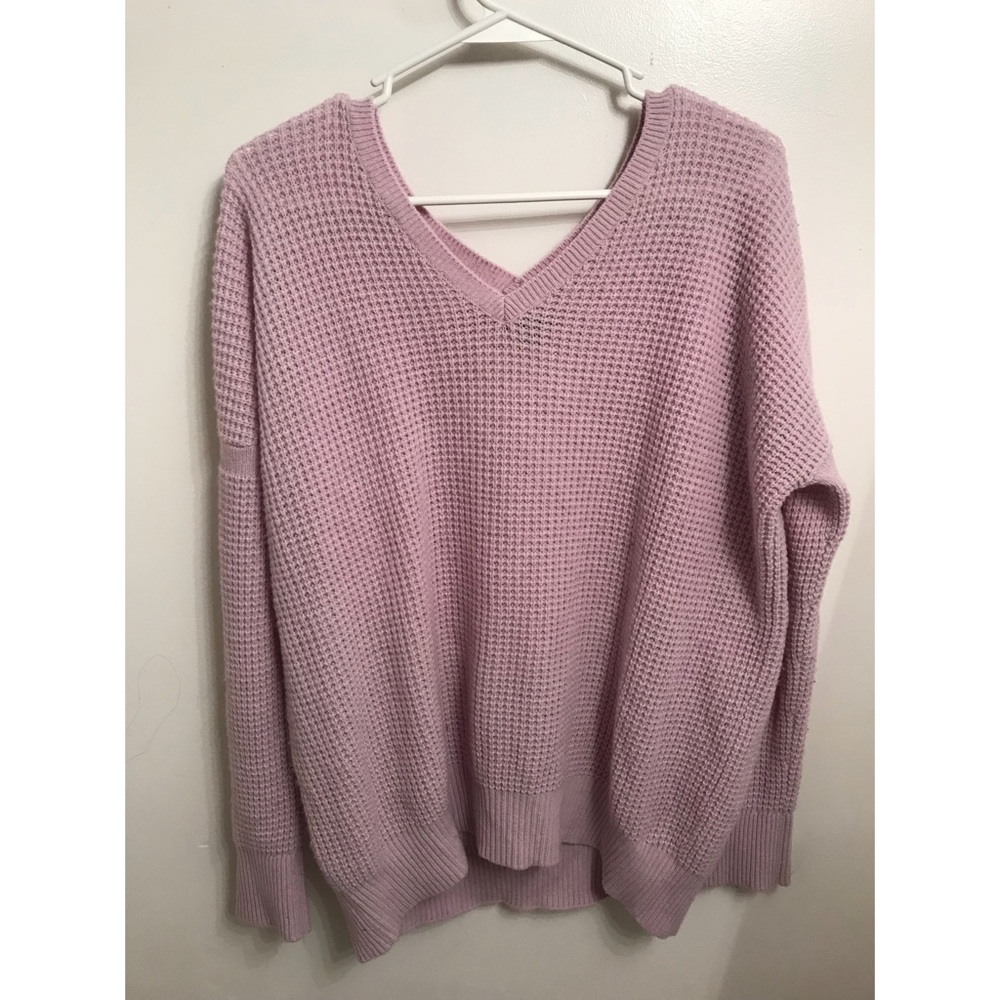 Light lilac Vince V-neck sweater