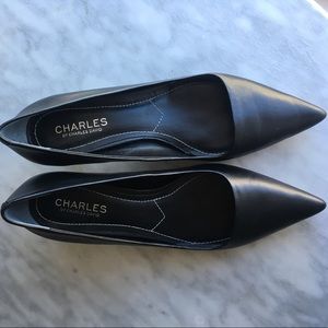 Pointy toe kitten heels