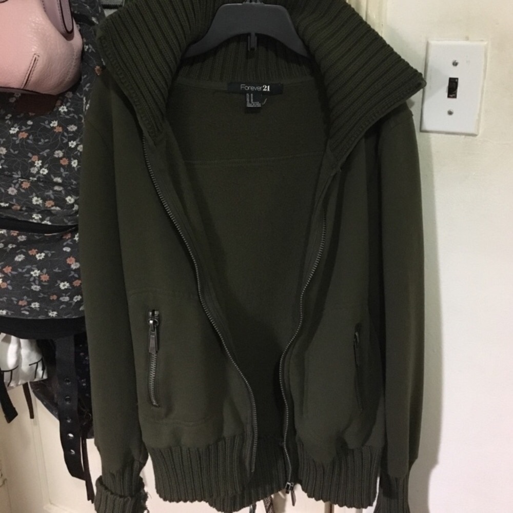 Olive Green Jacket - Picture 3 of 5
