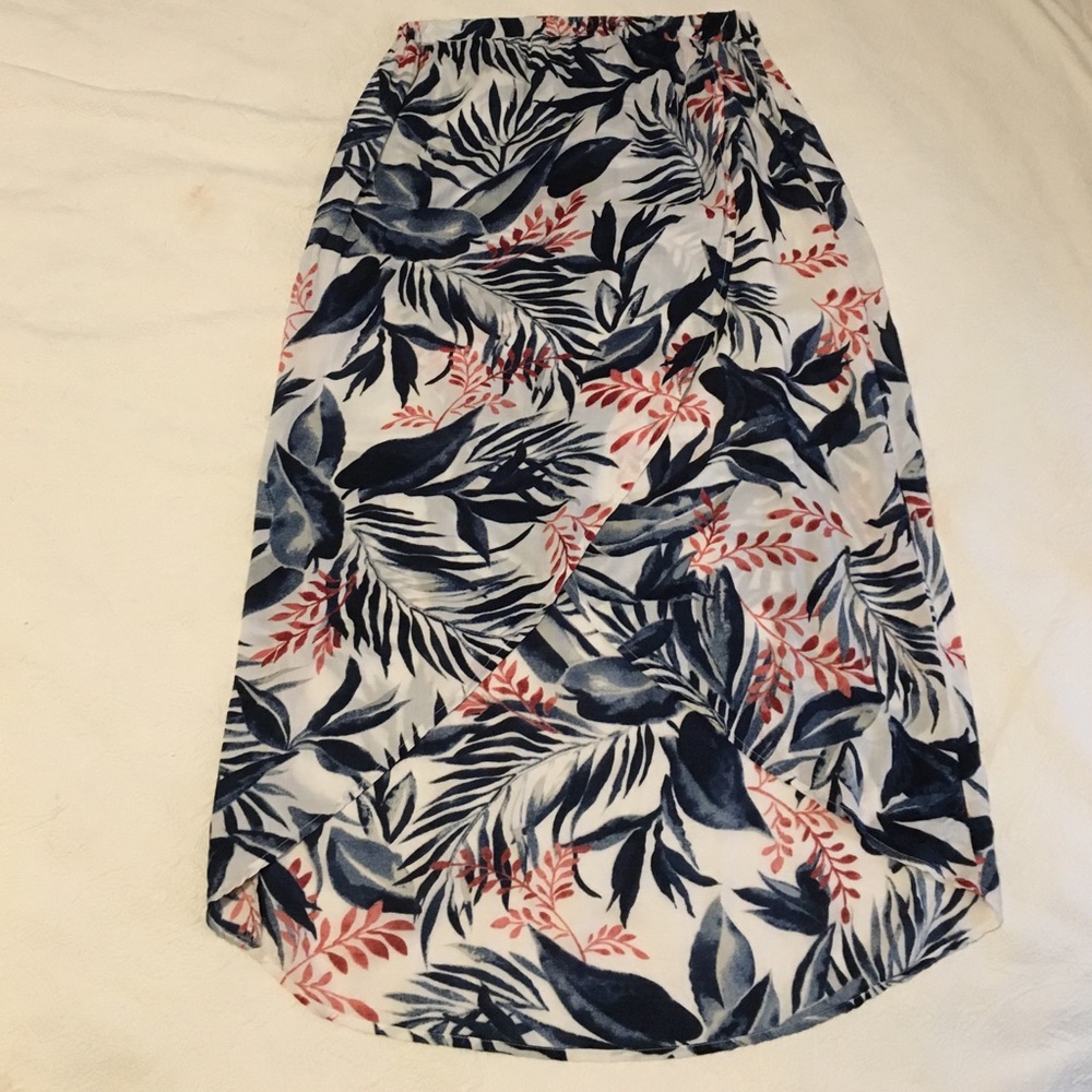 Lucky Brand Faux Sarong Skirt M