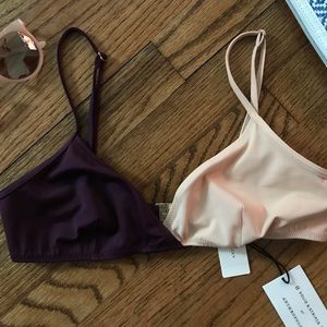 NWT Anthropologie Solid & Striped Brigitte Top