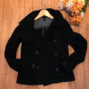🍁H&M black peacoat🍁