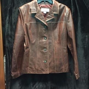 WILSONS leather Jacket coat. XL. NEW