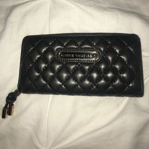 Juicy Couture black leather wallet