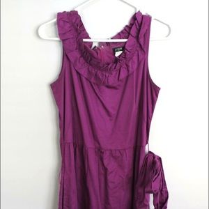 J. Crew Ruffle Collar Shift Dress