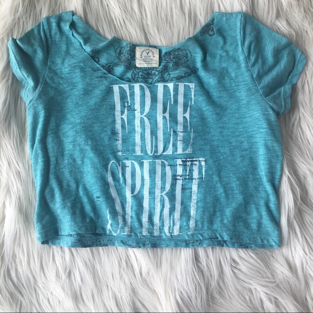 American Eagle Crop Top