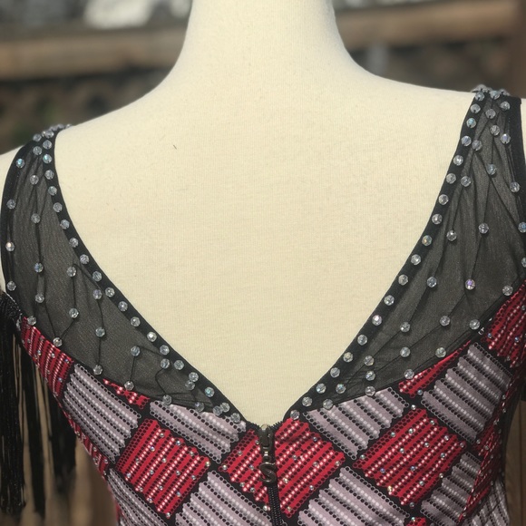 African Print Women Long Sleeveless Fitted Dress - Picture 5 of 5