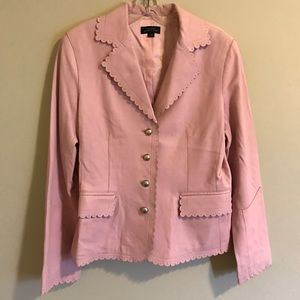 Vintage Pink Leather Jacket