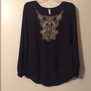 Long sleeve Xhilaration business casual top