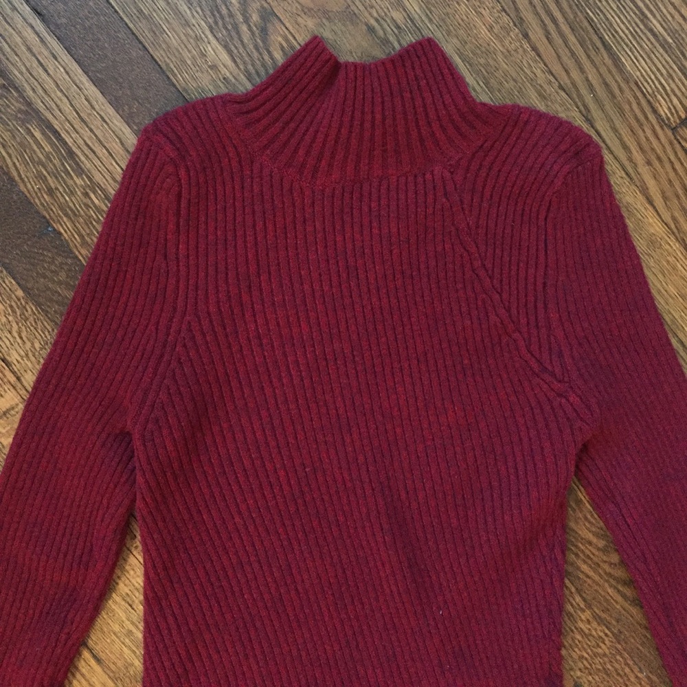Ribbed Mockneck Sweater