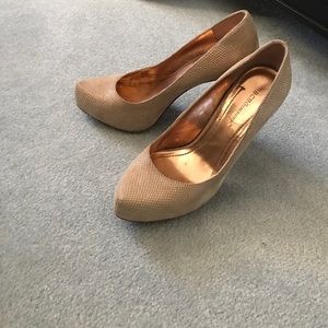 BCBG Tan BG-Parade Heels