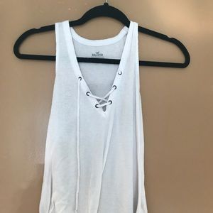 White Hollister Tank Top