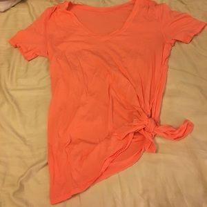 Lululemon side-tie Shirt Size 6