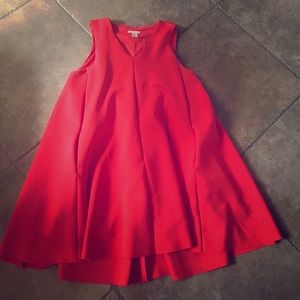 💃🏽Red neoprene like swing dress! 💃🏽