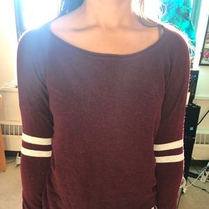 Maroon American eagle sweater