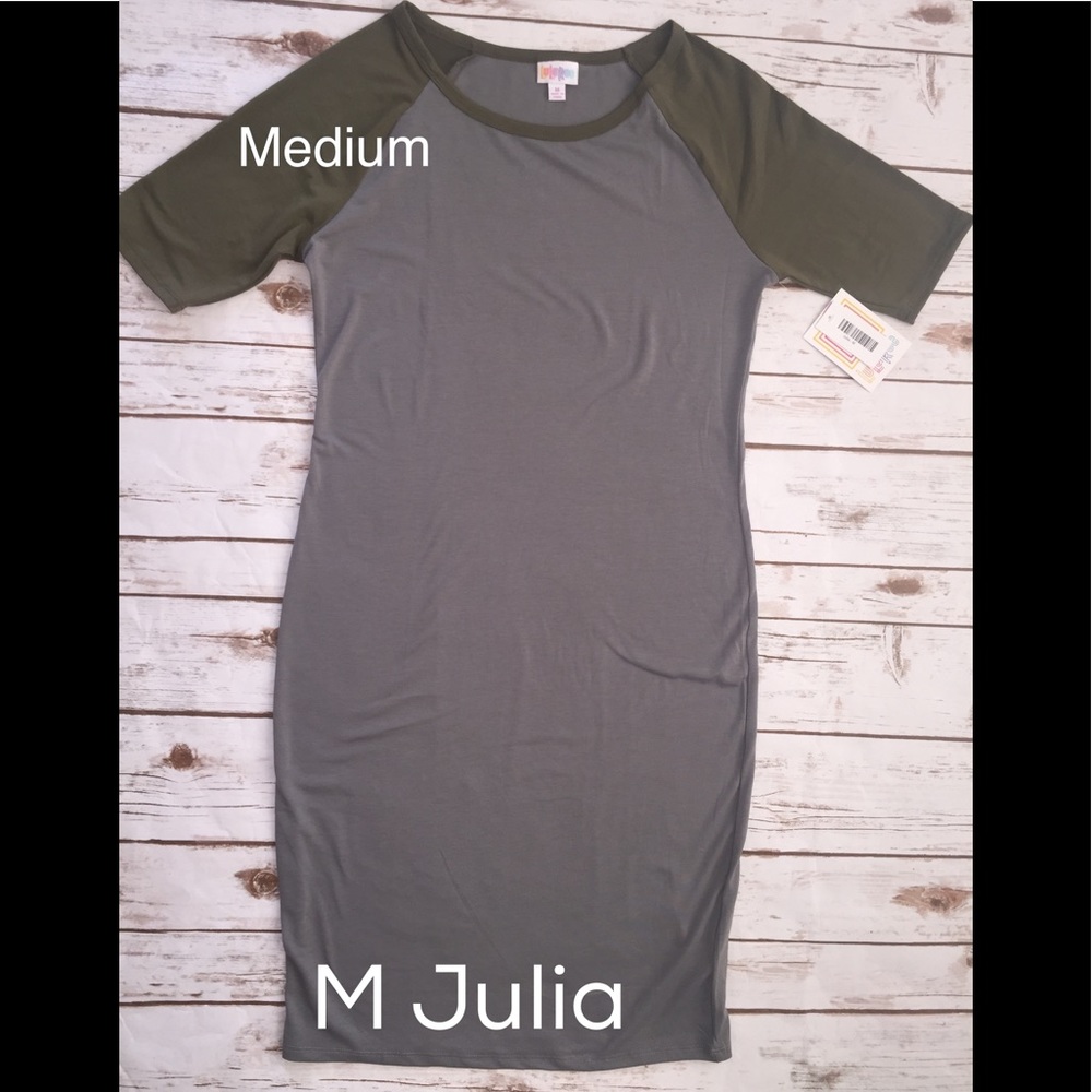 Boyfriend tee style Lularoe Julia dress