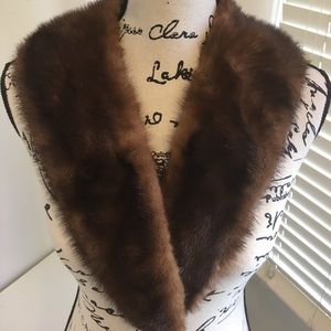 Vintage fur scarf
