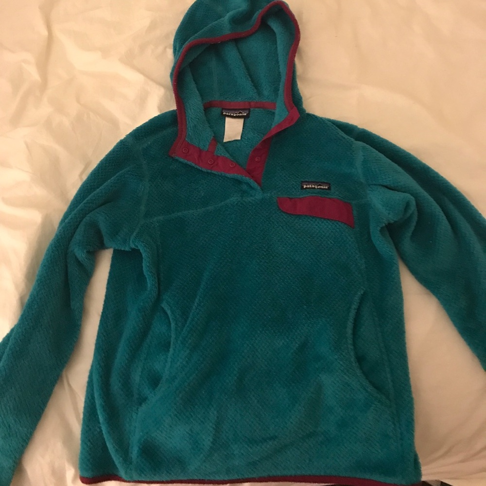 Patagonia Hooded Re-Tool Snap-T Fleece Pullover