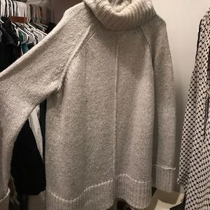 Grey turtle neck sweater