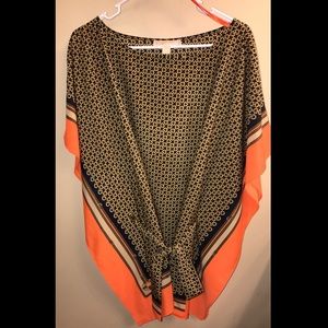Michael Kors Scarf Blouse
