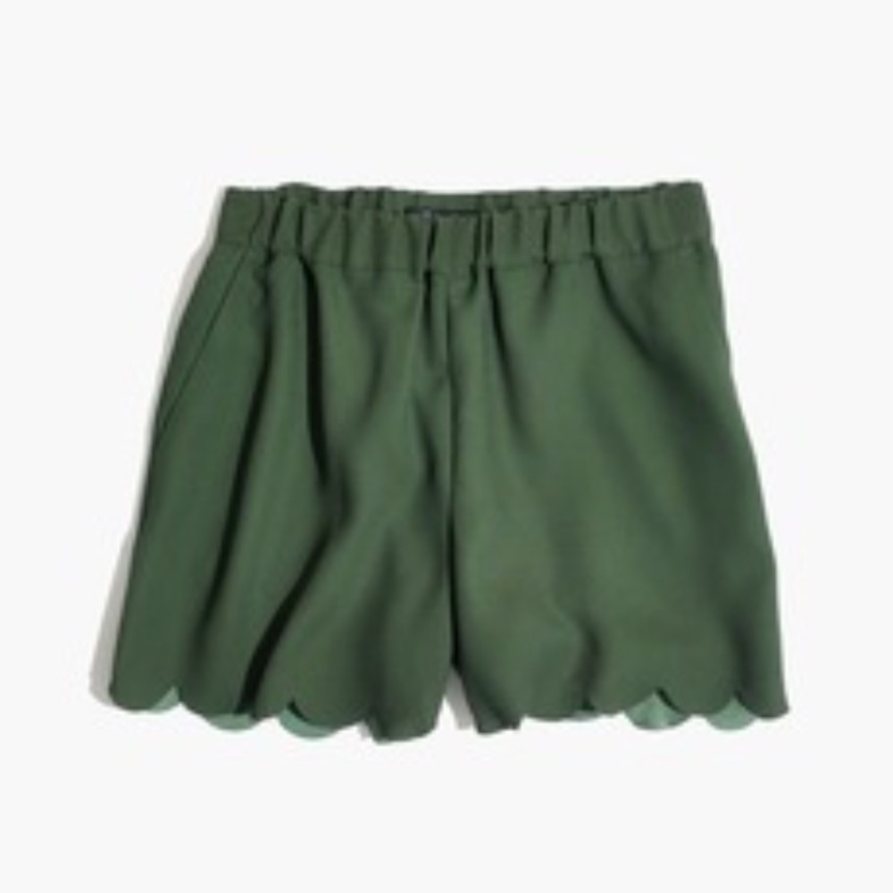 Madewell scallop shorts