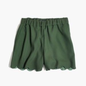 Madewell scallop shorts
