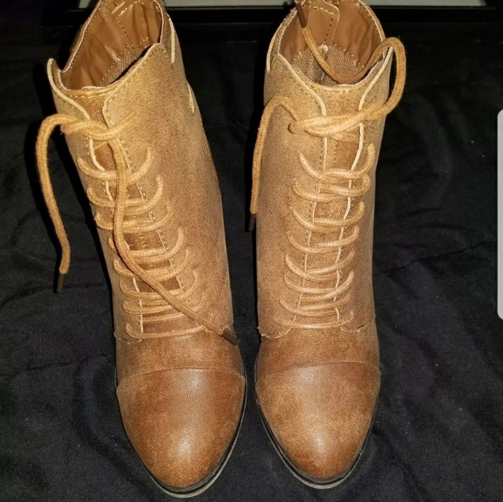 Brown booties