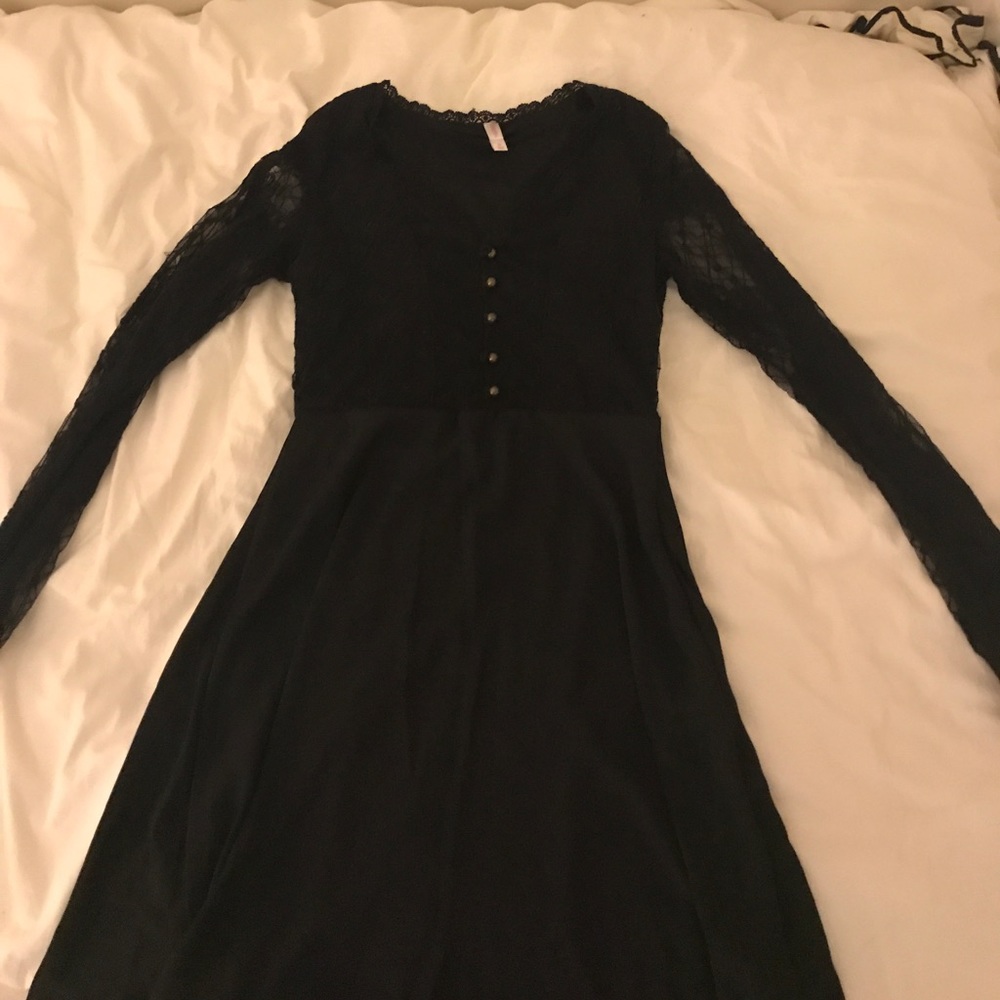 Target Long Sleeve Black Dress