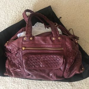 bebe Braided Satchel