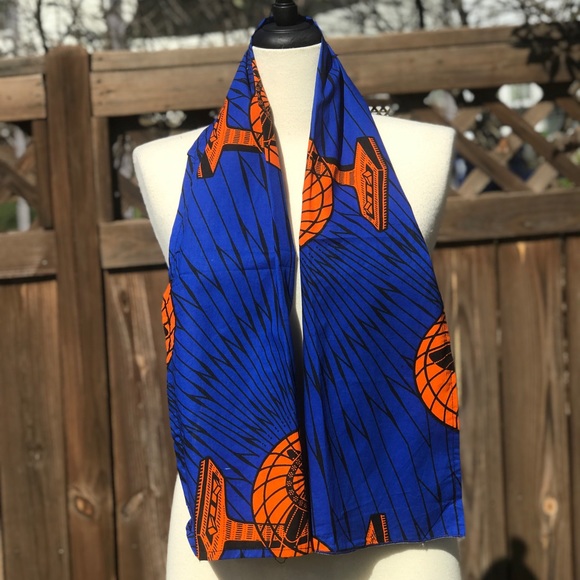 African Print Women's All Purpose Scarf - Picture 2 of 7