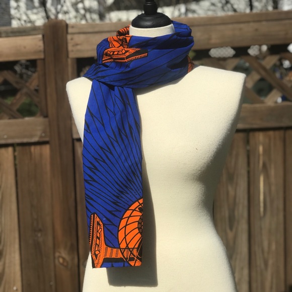 African Print Women's All Purpose Scarf - Picture 3 of 7