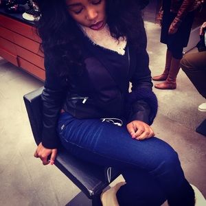 Zara Black Fur Jacket