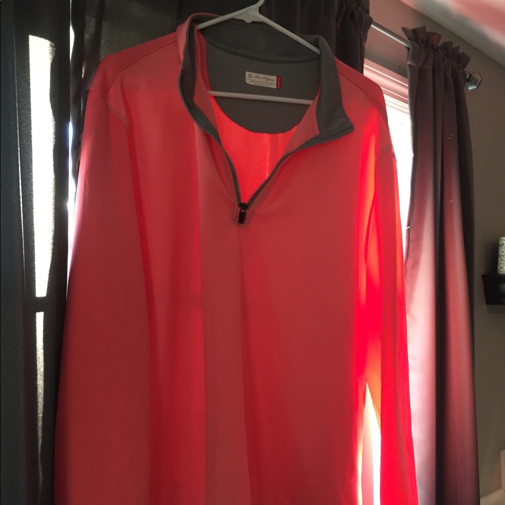 Pink and grey zip up