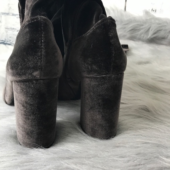 Jeffery Campbell Boots Cienega Velvet OTK Boots - Picture 6 of 8