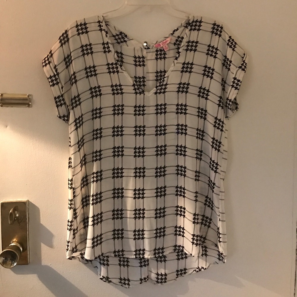 SALE 🌶 White checkered tunic
