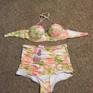 Beach Bash High Waisted Swimsuit