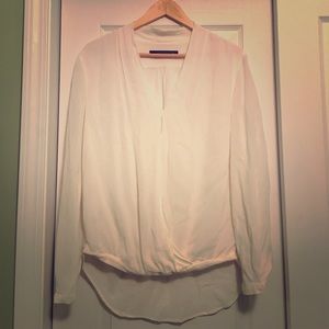 ZARA XS white blouse