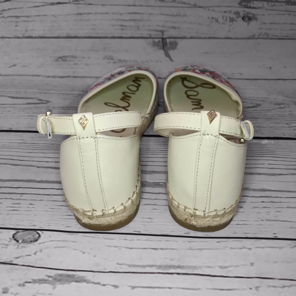 Sam Edelman Beige Jemmie Embroidered Espadrilles - Picture 5 of 5