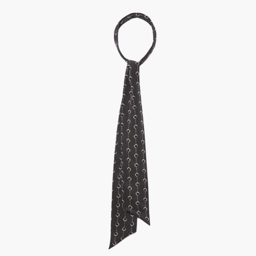 The Kooples Handcuff Print Silk Scarf