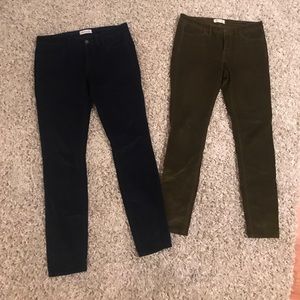 2 Pairs! Madewell Corduroy Jeans