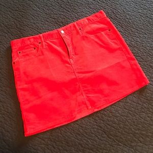 Gap Corduroy Mini Skirt