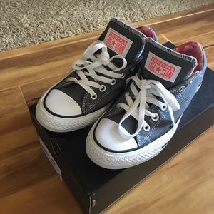 Grey & Pink Converse