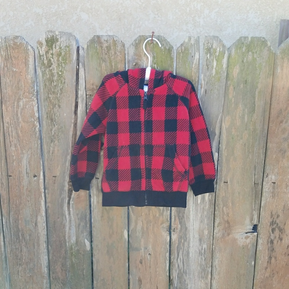 Toughskins Boys Fleece Hooded Jacket 2T