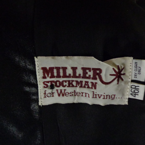 Miller Stockman Western Wear Suits & Blazers Vintage Miller