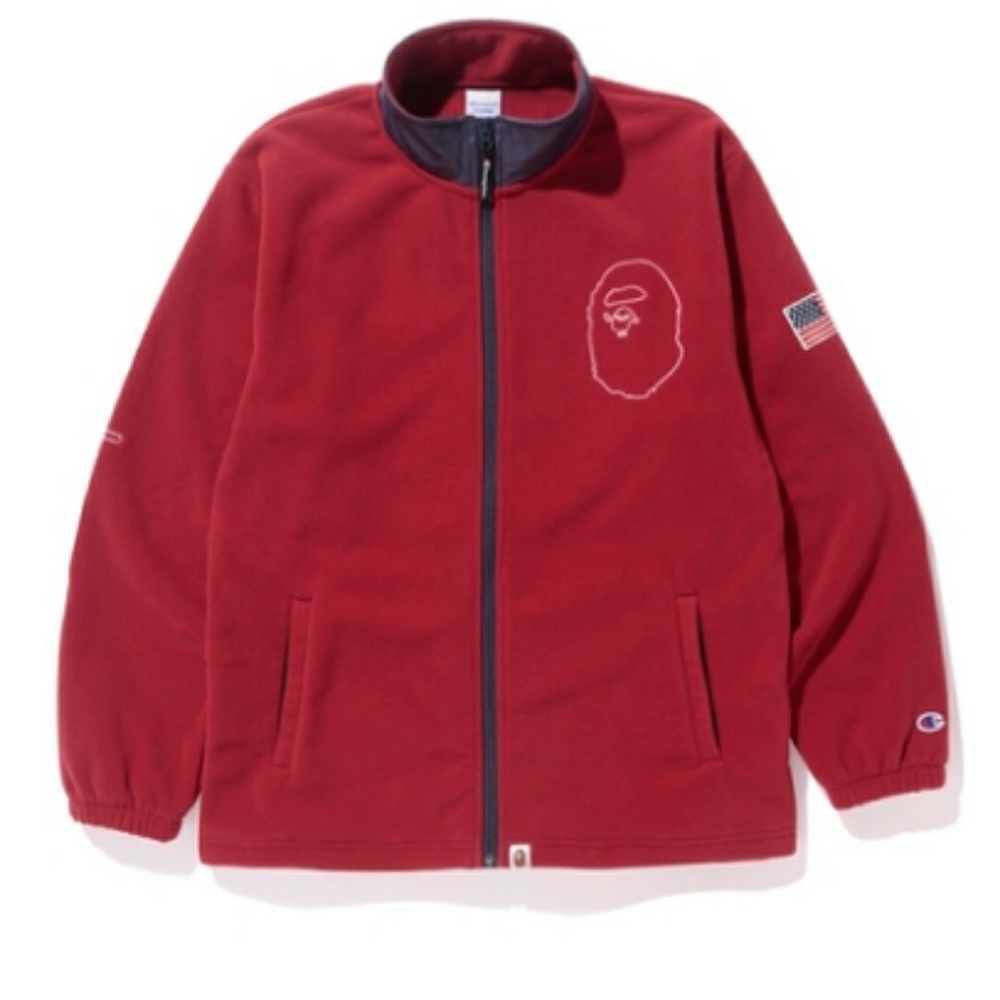 Bape x Champion Polartec jacket