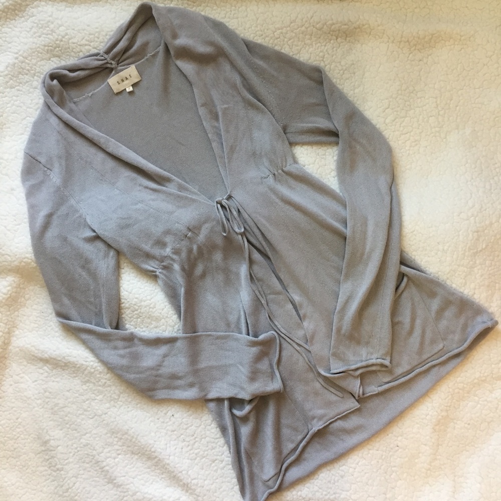 Anthropologie Shae tie - front Cardigan
