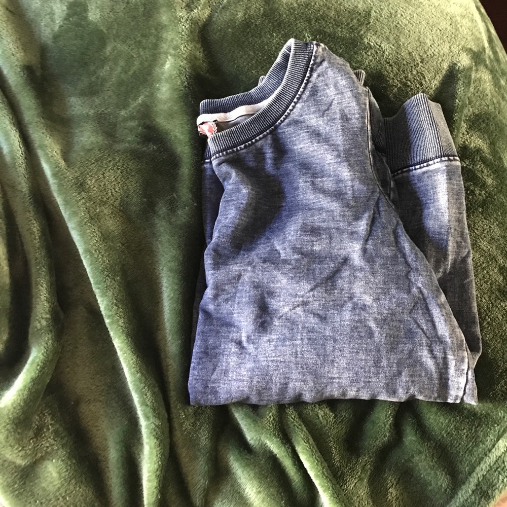 Denim color sweater