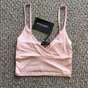 Baby Pink Crop Top - Pretty Little Thing