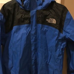 Young boys North Face water proof jacket. BN