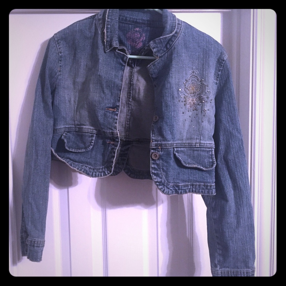 Vintage cropped Jean jacket